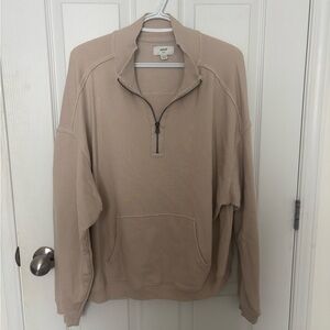 Aerie Quarter Zip Up Sweater
